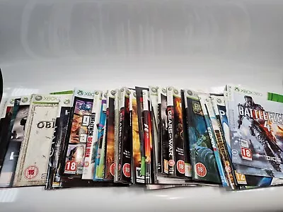 Xbox 360 Game Sleeve Bundle GTA Gears Of War Halo Oblivion Farcry • £19.99