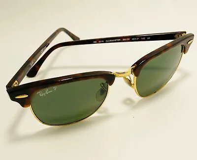 $119 • Buy Rayban Rb3016 Clubmaster Polarized Sunglasses
