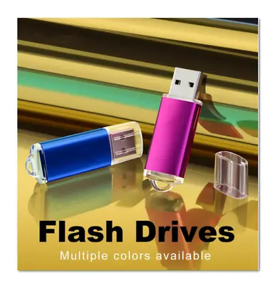 USB Memory Stick High Speed Flash Pen Thumb Drive 32/64/128GB With Free Adapter • £5.69