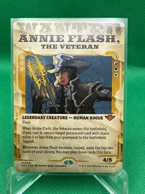 Annie Flash The Veteran SHOWCASE Outlaws Of Thunder Junction MTG NM/M • $6