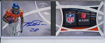MONTEE BALL 2013 Topps Five Star Rookie Jumbo Tag Booklet AUTO / AUTOGRAPH #d /5 • $49