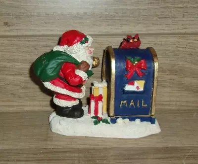 Vintage Midwest Importers Santa W/Hinged Mailbox Figurine - New Old Stock • $20.69