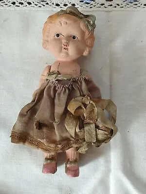 Vintage Mid 1940s Shirley Temple Bisque Doll Made In Occupied Japan • $59.99