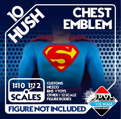 10 Hush Superman Emblem 1:12 Mezco For VToys Zero BMS IDOL HANDS • $15