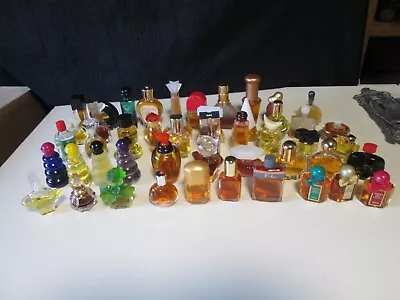 50 Vintage Miniature Eau De Toilette/parfum Bottles • $45