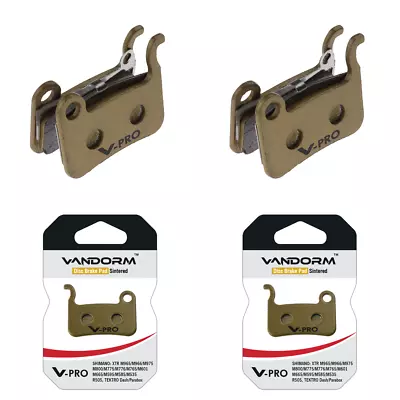 £12.99 • Buy 2 PAIRS Shimano XTR, Tektro, Vandorm V-PRO SINTERED COMPOUND Disc Brake Pads