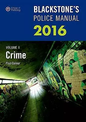 £0.99 • Buy Blackstone's Police Manual Volume 1: Crime 2016 By Oxford Editor (Paperback,...