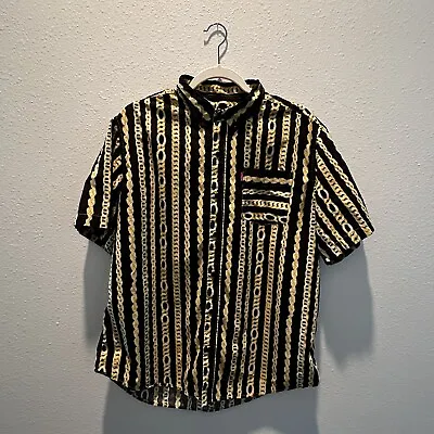 Mishka Nyc • Shirt • Black + Gold • L • $100