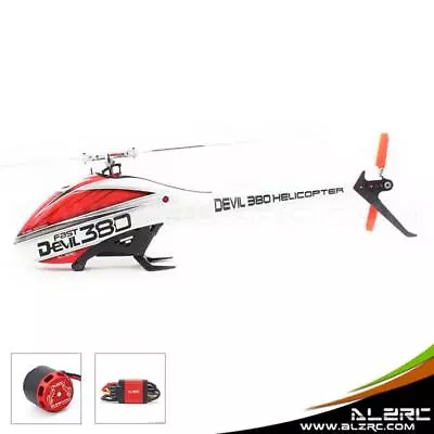 ALZRC Devil 380 FAST FBL RC Helicopter Aircraft Model 6S 1000KV Motor 60A ESC • $268.89