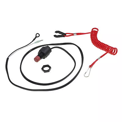 Kill Stop Switch Safety Lanyard 6E9-82575-09 For Yamaha 15 25 30 40HP Outboard • $24.92