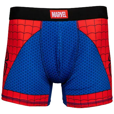 Spider-Man Costume Suit Men's Underwear Boxer Briefs Red • $26.98