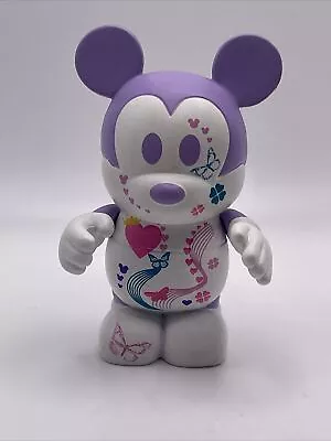 DISNEY Vinylmation 3   GIRLIE  From Urban #2 Purple Hearts Butterfly Signed🔥💥 • $13.99