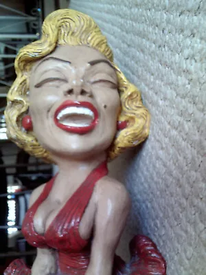 MARILYN MONROE RARE CONTINENTAL STUDIOS Statue Figurine BUST RED 1! 1 Of 2 MADE! • $4500