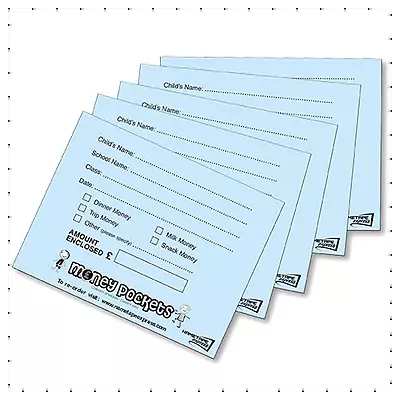 50 School Money Envelopes For Sending Money Into School For DinnerTrip Milk  • £4.99