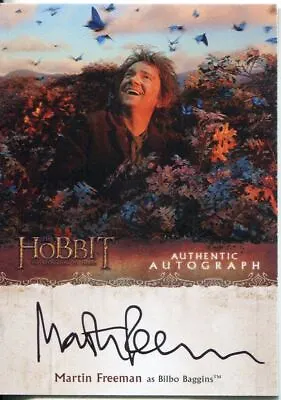 The Hobbit Desolation Of Smaug Autograph Card Martin Freeman As Bilbo Baggins • $189.43