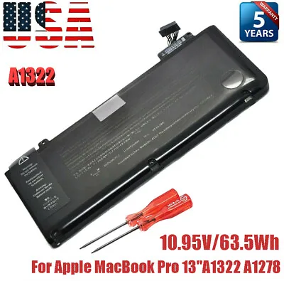A1322 Genuine OEM Battery For Apple MacBook Pro 13 A1278 Mid 2009 2010 2011-2012 • $32.90
