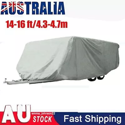 Explore Camper Trailer Cover 14-16 Ft 4.3-4.7m Jayco Swan Free Chocks RV Caravan • $89.77