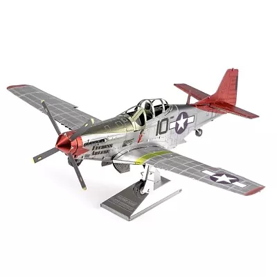 Fascinations ICONX Tuskegee Airmen P-51D Mustang 3D Metal Earth Model Kit ICX142 • $20.95