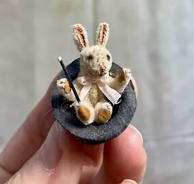Tiny Artist Magicians Rabbit Made From Pipe Cleaners • £10