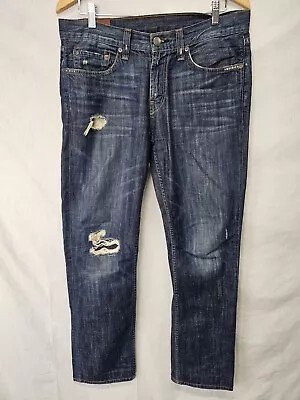 J.brand Jeans Size 32 Blue Distressed Kane Slim Straight Leg Men's • $34.99