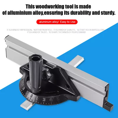 Woodworking Tools Fence System Push Block Universal Aluminum Alloy Miter Gauge • $25.18