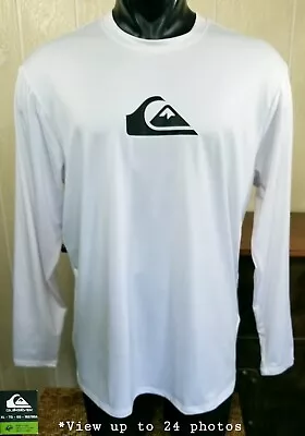 Quiksilver UPF 50+ UV Protect Swim Surf Long Sleeve Shirt Men's XL • $24.99