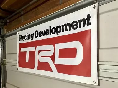 TRD Japan Toyota Racing Development Banner JDM SW20 AE86 JZA80 FRS MR2 IS300 HKS • $67.44