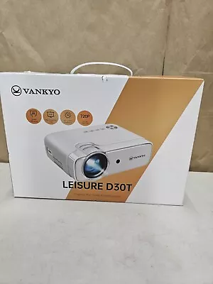 Vankyo Leisure D30T 720p 100 ANSI Wi-Fi Mini Projector - White • $39.99