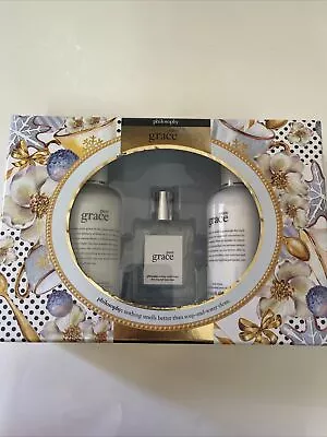 Philosophy Pure Grace 3 Piece Gift Set Perfume 2 OZ • $53.99