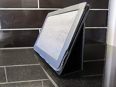 Black PU Leather Carry Case/Cover/Wallet Stand For Acer A500 Iconia Tablet A 500 • £10.99