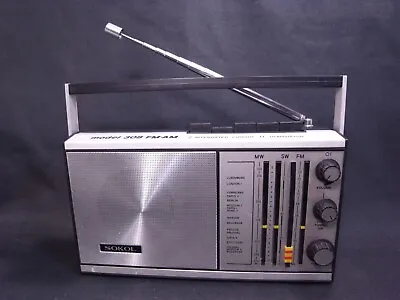Vintage Retro Soviet Russian Ussr Portable Transistor Radio Sokol 308 Untested • $39