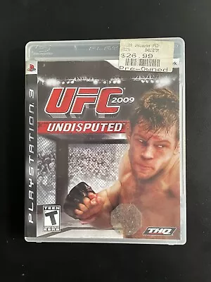 PS3 Game_UFC 2009 Undisputed__Original Box_Manual Included_15+_Near_Mint • $5.29