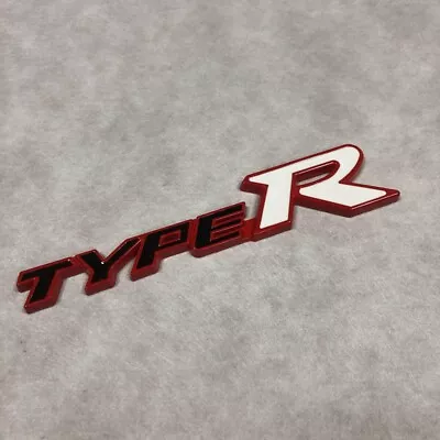 Type R Rear Trunk Emblem Badge Metal TypeR Sticker For Accord CRV HRV Civic ILX • $9.65