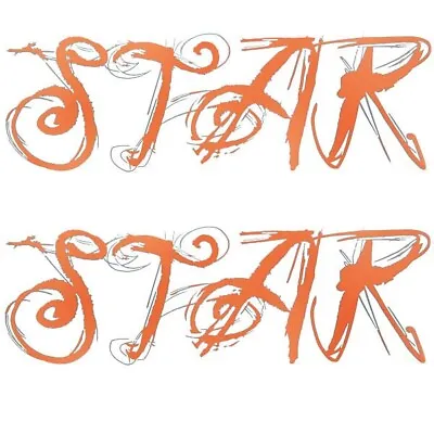 MasterCraft Boat Brand Decal Kit 7501503 | X-Star Orange (Set Of 2) • $194.64