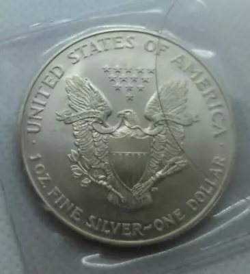 1998 USA ONE OUNCE SILVER EAGLE ONE DOLLAR Liberty IN NEAR MINT CONDITION • £0.99