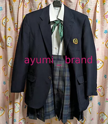 U24 ^_^ Japanese SchoolGirl Uniform Blazer Set. Excellent.  XL. Free Scarf • £212.84