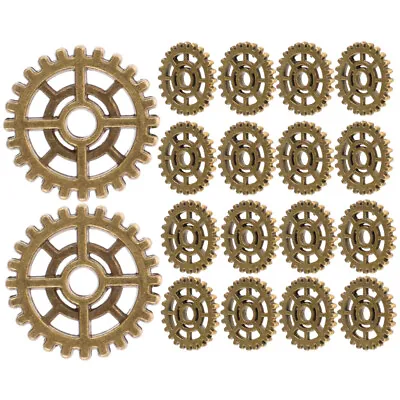 50 Pcs Alloy DIY Pendant Metal Charms Steampunk Gears And Cogs Steampunk Gears • £5.80