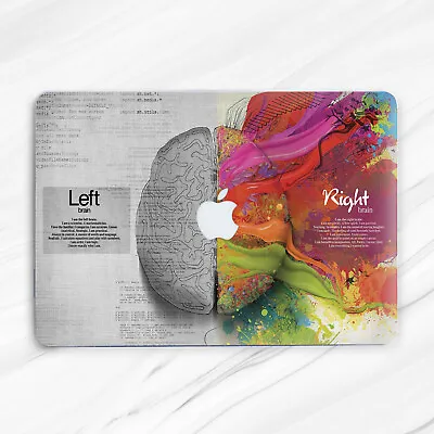 $37.95 • Buy Abstract Science Left Right Brain Hard Case For Macbook Air 11 13 Pro 13 15 16