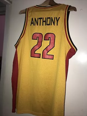 Vtg 2002 Jordan Carmelo Anthony Oak Hill Academy Jersey Sewn Nike Swingman Xl • $48.88