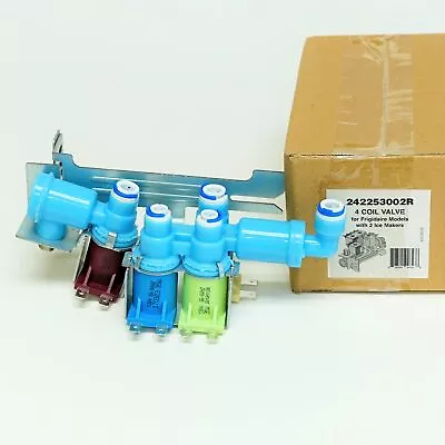 Water Inlet Valve For Electrolux Frigidaire 242253002 AP5669874 PS7321353 • $53.88