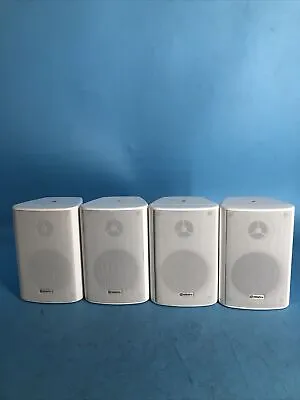 X4 Adastra BC3V-W 100v Indoor Background White Speakers Pair • £49.99