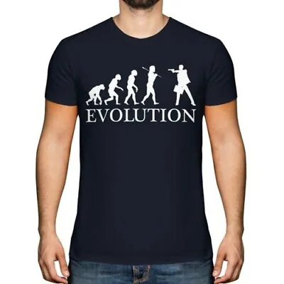 Spy Evolution Of Man Mens T-shirt Tee Top Gift Gun Briefcase Costume • $16.61