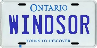 Windsor Ontario Canada Aluminum License Plate • $14.95