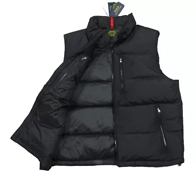 Polo Ralph Lauren Men's Black Quilted Puffer Down Vest • $195