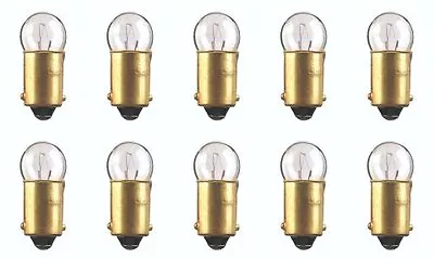 10x 1445 Miniature Light Bulb Automotive Car Trunk RV Lamp 12v G-3.5 BA9S Lot • $11.98