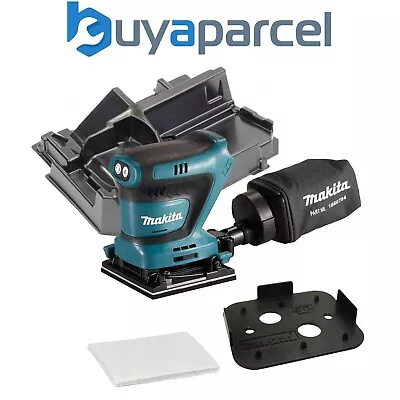 Makita DBO481Z 18v LXT 114mm 1/4 Sheet Finishing Cordless Palm Sander + Inlay • £89.99