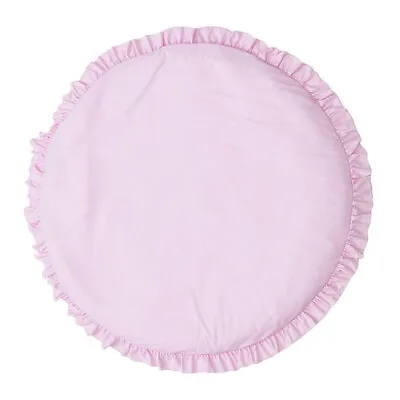 Round UK Cotton Baby Kids Floor Rug Game Gym Activity Play Mat Crawling Blanket • £15.88