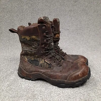 Cabelas Mens Iron Ridge Gore Tex Boots Size 12 M Camo Brown 81-2172 Hunting Hunt • $59.95