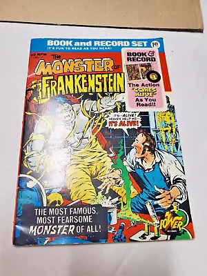 VTG 1974 Monster Of Frankenstein Book & Record (772) • $19.99