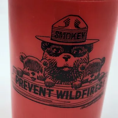 Vintage Smokey Bear Water Bottle Prevent Forest Fires • $6.99